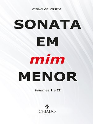 cover image of Sonata em mim menor